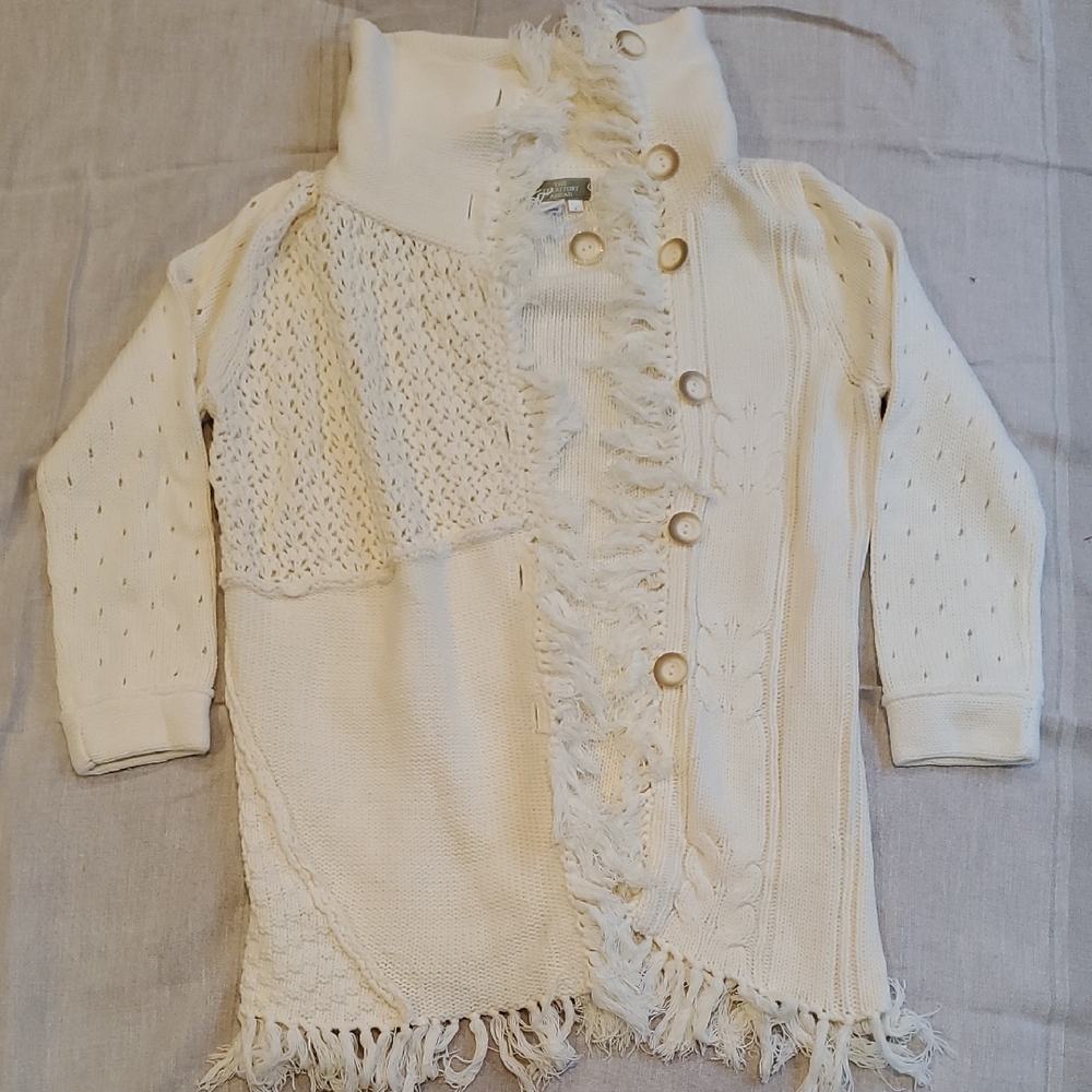 The Territory Ahead Cream Women's Sweater Cardigan